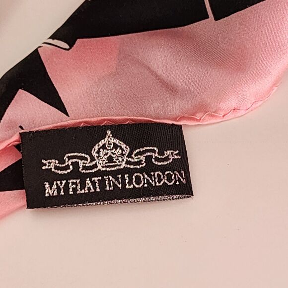 My Flat In London Pink Leather Satchel Bag with Crystal Chandelier NWT and Rare! - Picture 8 of 13